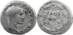 The Roman Empire The Roman Empire Galba, 68-69. AR Denarius 3.22 g. Rome, second half of June 68-January 69. IMP SER GALBA AVG Bare head of Galba to right. Rev. S P Q R / OB / C S in three lines withi