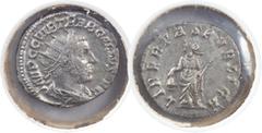 The Roman Empire The Roman Empire Trebonianus Gallus, 251-253. AR Antoninianus 4.16 g. Rome, 253. IMP CAE C VIB TREB GALLVS AVG Radiate, draped and cuirassed bust of Trebonianus Gallus to right, seen 