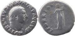 Roman Empire The Roman Empire Vitellius, 69. Denarius, 2,74g. Rome, 19 April-20 December 69. A VITELLIVS GERM IMP AVG TR P Laureate head of Vitellius to right. Rev. LIBERTAS RESTITVTA Libertas standin
