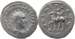 Roman Empire The Roman Empire Trajan Decius, 249-251. AR Antoninianus , 3.80 g. Rome, 249. IMP TRAIANVS DECIVS AVG Radiate, draped and cuirassed bust of Trajan Decius to right, seen from behind. Rev. 