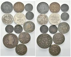 AUSLAND POLEN, August III. von Sachsen, 1733-1763, 3 Solidi 1753. DAZU: ELBING, Solidus 1763 ICS, THORN, Solidus 1762 D-B; Stanislaus August, 3 Groschen 1787 EB, Groschen 1765, 1793 (vz); Republik, 5 