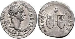 *RÖMISCHES REICH, Trajan, 98-117, AR Drachme, Lykien. Belorb. Büste r. Rs.Zwei Lyren, darüber Eule. 2,92g. BMC 9, ss-vz