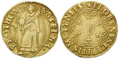 METZ, STADT, , Gold-Florin o.J. 3,3g. Hl. Stephan mit Palmzweig. Rs.Stadtwappen im Sechspaß. Frbg.164, GOLD, ss