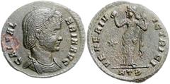 ROMAN COINS RÖMISCHES REICH, Galeria Valeria, Gemahlin des Galerius, +311, AE Follis, * HTB =Heraclea. Drap. Büste r. Rs.Venus mit Apfel. 5,43g. Sear 3730, RIC 50,