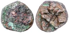 ROMAN COINS RÖMISCHES REICH, Anthemius, 467-472, AE 1/2 Centenionalis, Rom. Diad. Büste r. Rs.Monogramm. 0,46g. Sear 4369; RIC 2858ff s/