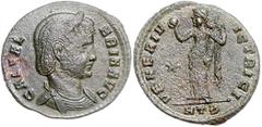 ROMAN COINS RÖMISCHES REICH, Galeria Valeria, Gemahlin des Galerius, +311, AE Follis, * HTB =Heraclea. Drap. Büste r. Rs.Venus mit Apfel. 5,43g. ss/vz Sear 3730; RIC 50