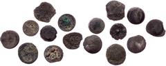 Celtic Boii, 1 Obol, 1/24 StaterCeltic, Boii, 1 Obol, 1/24 Stater, 5,254 g, Silver, Lot of Boii obols (7x), 1/24 Suberat stater (1x); -