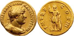 Gold - Ancient Hadrianus, Aureus 117-138, RomeHadrianus, Aureus 117-138, Rome, 7,15 g, Gold, RIC II 65, Calicó 1312; VF Grade: VF
