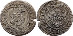 Poland Poland, Solidus 1589, RigaDuchy of Livonia, Sigismund III Vasa, Solidus 1589, Riga, 0,943 g, Billon, flan defect; VF Grade: VF