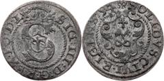 Poland Poland, Solidus 1594, RigaDuchy of Livonia, Sigismund III Vasa, Solidus 1594, Riga, 1,196 g, Billon, toned; VF Grade: VF