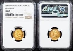 Gold - Czechoslovakia Czechoslovakia, 1 Dukat 1982, KremnitzCategory: Gold - Czechoslovakia Country/Region: Czechoslovakia Ruler/Area: Socialist Republic Denomination: 1 Dukat Year: 1982 Mint: Kremnit