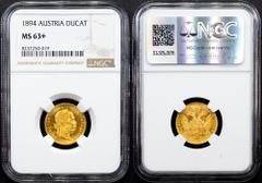 Gold - Habsburg Franz Joseph I., 1 Dukat 1894, ViennaCategory: Gold - Habsburg Country/Region: Austria Ruler/Area: Franz Joseph I. Denomination: 1 Dukat Year: 1894 Mint: Vienna Weight: 3,49 g Material
