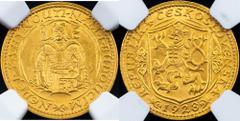 Czechoslovakia Czechoslovakia, 1 Dukat 1928, KremnitzCategory: Czechoslovakia Country/Region: Czechoslovakia Denomination: 1 Dukat Year: 1928 Mint: Kremnitz Weight: 3,491 g Material: Gold Purity: 986/