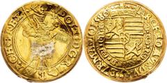 Gold - Habsburg Rudolph II., 1 Dukat 1586, PragueCategory: Gold - Habsburg Country/Region: Bohemia Ruler/Area: Rudolph II. Denomination: 1 Dukat Year: 1586 Mint: Prague Weight: 3,423 g Material: Gold 