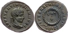 Ancient, Constantine I., Nummus R/VOTAncient, Constantine II., Nummus R/VOT, V Siscia, 2,927g | Very nice quality; EF+ Grade: EF+