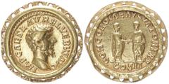 Roman Imperial Hadrian wanted Antoninus Pius to succeed him as emperor and chose him as his successor. He asked Antoninus Pius to adopt Lucius Verus and Marcus Aurelius. Antoninus Pius adopted Lucius 