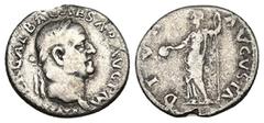 Roman Imperial Galba, AD 68-69. AR, Denarius. 2.92 g. 18.88 mm. Rome. Obv: IMP SER GALBA CAESAR AVG P M. Head of Galba, laureate, right. Rev: DIVA AVGVSTA. Livia, draped, standing left, holding patera