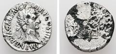 Roman Imperial Nerva, 96-98 AD. AR, Denarius (fourrée?). 2.85 g. - 18.41 mm. Obv.: IMP NERVA CAES AVG P M TR P II COS III P P. Laureate bust of Nerva, right. Rev.: PONT MAX TR POT COS II. Fortuna seat
