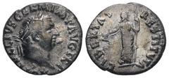 Roman Imperial Vitellius, AD 69. AR, Denarius. 2.70 g. 16.66 mm. Rome. Obv: A VITELLIVS GERM IMP AVG TR P. Head of Vitellius, laureate, right. Rev: LIBERTAS RESTITVTA. Libertas, draped, standing front