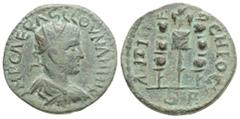 Roman Provincial Roman Provincial coins, Pisidie, Antioche de Pisidie, Volusien, AE21, 251-253,AD 4,4 g. 20,8 mm.