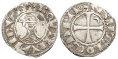 Medieval Medieval Crusader States, Antioch (Principality), Bohémond IV (1201-1216 AD) AR Denier (0.92 mm, 17,8 g.)