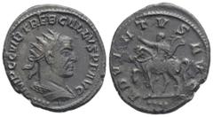 Roman Imperial Roman Imperial Coins TREBONIANUS GALLUS (251-253). Antoninianus. Antioch. 4 g. 22,6 mm. Obv: IMP C C VIB TREB GALLVS P F AVG. Radiate, draped and cuirassed bust right; four pellets belo