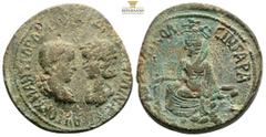 Roman Provincial Coins MESOPOTAMIA. SINGARA. Gordian III and Tranquillina, 238 - 244 Obv.: ΑΥΤΟΚ Κ Μ ΑΝΤ ΓΟΡΔΙΑΝΟΝ ΣΑΒ ΤΡΑΝΚΥΛΛΙΝΑ ΣΕΒ, draped busts of Gordian with crown of rays l. and the Tranquilli