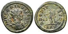 ROMAN IMPERIAL Roman Imperial Coins CARINUS (283-285). Antoninianus. Rome. Obv: IMP CARINVS P F AVG. Radiate, draped and cuirassed bust right. Rev: AEQVITAS AVGG / KAZ. Aequitas standing left, holding