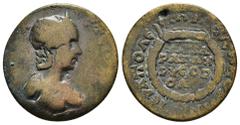 ROMAN PROVINCIAL COINS PHRYGIA. Hierapolis. Annia Faustina, Augusta, 221 , Obv: ΑΝΝΙΑ ΦΑΥϹΤΕΙΝΑ ϹΕΒ diademed and draped bust of Annia Faustina, r. Rev : ΙΕΡΑΠΟΛΕΙΤΩΝ ΝΕΩΚΟΡΩΝ, ΤΑ ΠΑΡΑ ΤΩ ΧΡΥϹΟΡΟΑ , in