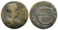Roman Provincial Coins PHRYGIA. Hierapolis. Annia Faustina, Augusta, 221 , Obv: ΑΝΝΙΑ ΦΑΥϹΤΕΙΝΑ ϹΕΒ diademed and draped bust of Annia Faustina, r. Rev : ΙΕΡΑΠΟΛΕΙΤΩΝ ΝΕΩΚΟΡΩΝ, ΤΑ ΠΑΡΑ ΤΩ ΧΡΥϹΟΡΟΑ , in