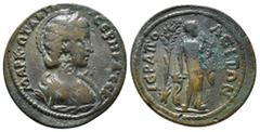 Roman Provincial Coins PHRYGIA. Hierapolis. Otacilia Severa (Augusta, 244-249) Obv : ΜΑΡΚ ΩΤΑΚΙΛ ϹƐΒΗΡΑ ϹƐΒ - diademed and draped bust of Otacilia Severa, r. Rev : IЄPAΠOΛЄITΩN, Apollo Kitharoedos sta