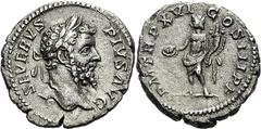 Empire romain SEPTIME SÉVÈRE (193-211). Denier, Rome, (208). Génie. (Cohen, n° 504 - RIC, n° 219). - JULIA DOMNA (épouse de Septime Sévère). Denier, Rome (sous Caracalla, 211-217). Diane. (Cohen, n° 3