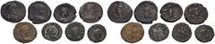 ROMAN COINS LOTS RÖMISCHER MÜNZEN Lot römischer Münzen: Das Lot enthält 8 alexandrinische Tetradrachmen des 3. Jahrhunderts, zu denen jeweils eine Münze des Severus Alexander, Gordian III., Philippus 