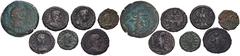 ROMAN COINS LOTS RÖMISCHER MÜNZEN Lot römischer Münzen: Das interessant Lot enthält 6 alexandrinische Tetradrachmen, unter denen sich die seltene Prägunge des Gordian III. (Jahr 3; Revers: sitzende At