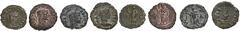 ROMAN COINS LOTS RÖMISCHER MÜNZEN Lot römischer Münzen: Enthalten sind 4 alexandrinische B-Tetradrachmen des späten 3. Jahrhunderts der Kaiser Probus, Numerian für Divus Carus, Diocletian und Maximian