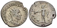 ROMAN COINS MÜNZEN DER RÖMISCHEN KAISERZEIT Aemilianus, 253. AR-Antoninian, Rom; 4,05 g. Drapierte Büste r. mit Strahlenbinde//Diana steht l. mit Zweig und Bogen. Coh. 10; RIC 2 b. R Sehr schön