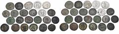 ROMAN COINS LOTS RÖMISCHER MÜNZEN Lot römischer Münzen: Das interessante Lot enthält 23 Antoniniane der hohen und späten Kaiserzeit, darunter Münzen des Gordianus III (RIC 5; RIC 84), Philippus I (RIC