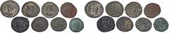 ROMAN COINS LOTS RÖMISCHER MÜNZEN Lot römischer Münzen: Das Lot enthält 8 Antoniniane der Kaiser Claudius II. Gothicus (3x, davon eine Consecrationsprägung), Quintillus (1x) und Aurelian (4x). 8 Stück