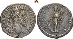 ROMAN COINS MÜNZEN DER RÖMISCHEN KAISERZEIT Didius Julianus, 193. AR-Denar, Rom; 3,45 g. Kopf r. mit Lorbeerkranz//Fortuna steht l. mit Steuerruder auf Globus und Füllhorn. BMC 6; Coh. 10; RIC 2. Fein