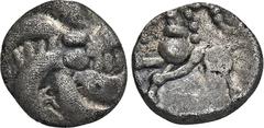 CELTIC COINS CELTIC COINS GERMANIA VINDELIKER. AR-Quinar (Büschelquinar), 1. Jahrhundert v. Chr.; 1,66 g. Wirbel//Pferd l. Kellner Typ Gruppe E; Slg. Flesche 374 (dies Exemplar). R Feine Tönung, leich