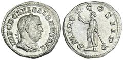 ROMAN COINS ROMAN COINS MÜNZEN DER RÖMISCHEN KAISERZEIT Balbinus, 238. AR-Denar, Rom; 2,6 g. Drapierte Büste r. mit Lorbeerkranz//Kaiser steht l. mit Zweig und Parazonium. BMC 26; Coh. 20; RIC 5. Reve