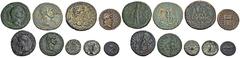 ROMAN COINS ROMAN COINS LOTS RÖMISCHER MÜNZEN Römische Münzen des 1. und 2. Jahrhunderts: Das Lot enthält Münzen von Augustus bis Traian, darunter folgende Exemplare: 1. Augustus (Quadrans, RIC² 227);