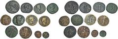 ROMAN COINS ROMAN COINS LOTS RÖMISCHER MÜNZEN Römische Münzen des 1. und 2. Jahrhunderts: Das Lot enthält Münzen von Augustus bis Traian, darunter folgende Exemplare: 1. und 2. Augustus (As, RIC² 389;