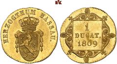 DIE WALRAMISCHE LINIE DES HAUSES NASSAU DAS HERZOGTUM NASSAU, 1806-1866. HERZOG FRIEDRICH AUGUST ZU USINGEN, 1803-1816 UND FRIEDRICH WILHELM ZU WEILBURG, 1806-1816. Gemeinschaftsprägungen der Herzöge 