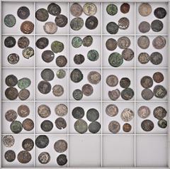 ROMAN COINS LOTS RÖMISCHER MÜNZEN Antoniniane: Das interessante Lot enthält 87 Antoniniane von Philippus Arabs bis zur Tetrarchie. 87 Stück. Schön-sehr schön