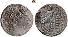DIE SAMMLUNG DR. W. R., TEIL 7 SYRIA. AR, tetradrachm, year 28 of the Caesarean Era (= 22/21 BC), ANTIOCHIA, Proconsul M. Vipsanius Agrippa, in the name and types of the Seleucid king Philippos I Phil