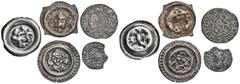 LOTS misc ALTDEUTSCHLAND Mittelalter. Kleine Serie von meist mittelalterlichen Münzen vom 8 Heller bist zum Brakteaten, darunter Prägungen aus Braunschweig, Köln und Ulm. Dazu: Ostgotische Imitation e