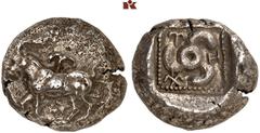 DIE SAMMLUNG DR. KAYA SAYAR, TEIL I - LYKIEN, PAMPHYLIEN UND KILIKIEN LYCIA. Prä- und protodynastische Prägungen. LIMYRA AR-Stater, 480/460 v. Chr.; 9,76 g. Ziege l., darüber lineares Symbol//In Incus