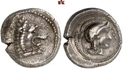 DIE SAMMLUNG DR. KAYA SAYAR, TEIL I - LYKIEN, PAMPHYLIEN UND KILIKIEN LYCIA. Dynastische Prägungen. Unbestimmter Dynast AR-Stater, 400/380 v. Chr., unbestimmte Münzstätte (Xanthos?); 8,18 g. Löwenprot