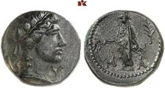 DIE SAMMLUNG DR. KAYA SAYAR, TEIL I - LYKIEN, PAMPHYLIEN UND KILIKIEN LYCIA. Prägungen der lykischen Liga. Periode V: Bronzemünzen der Bezirke, Serie E. MASIKYTOS Æs, 27 v. Chr./40 n. Chr.; 6,51 g. Ap